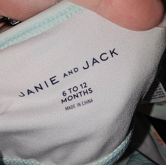 NWT! Janie and Jack baby girl 2pc swimsuit sz 6/12mos - Picture 3 of 3